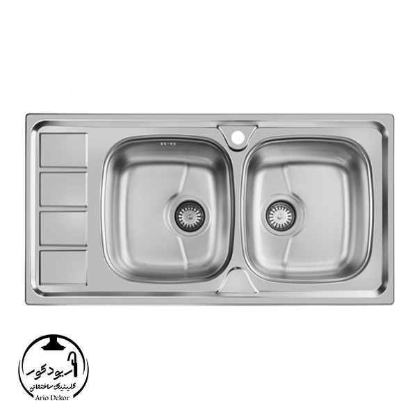 سینک ظرفشویی توکار کد 164SP اخوان